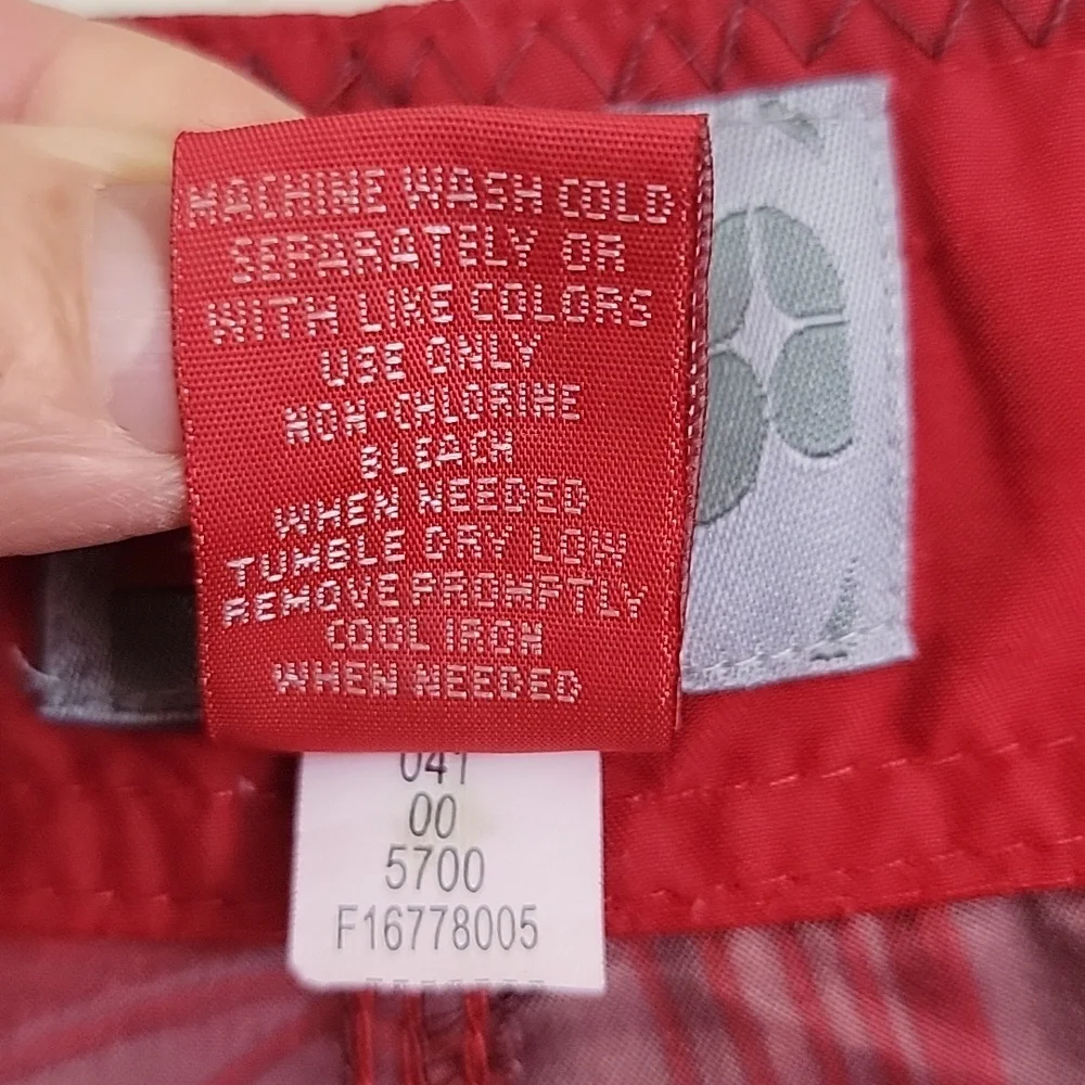 Mossimo Red & Wine Hawaiian Print Shorts 38 - Picture 11 of 13